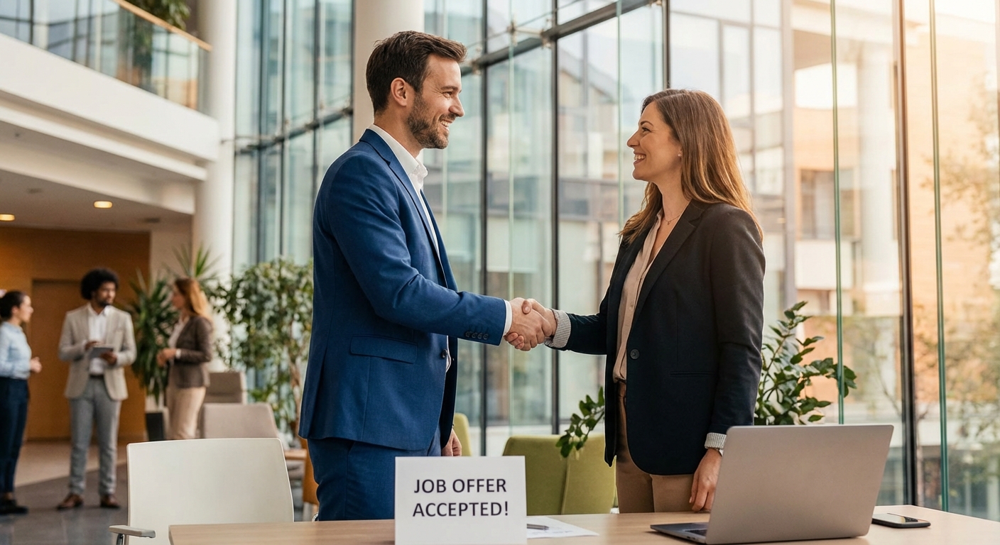 Erfolgreiche Bewerbung